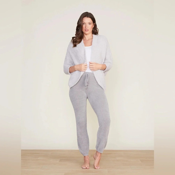 BAREFOOT DREAMS CozyChic® Shrug Cardigan Sweater Oyster Size L/XL - Picture 8 of 12